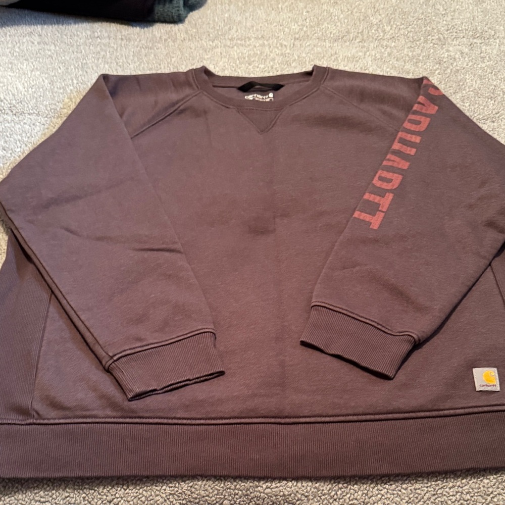 Carhartt Crewneck Sweater in Dark Purple